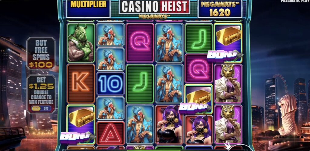 Casino Heist Megaways(カジノハイスト メガウェイズ)