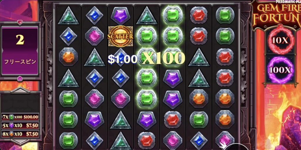 ジェムファイアフォーチュン(Gem Fire Fortune)の攻略 – 無料デモプレイ | オンカジィ(ONCASY)